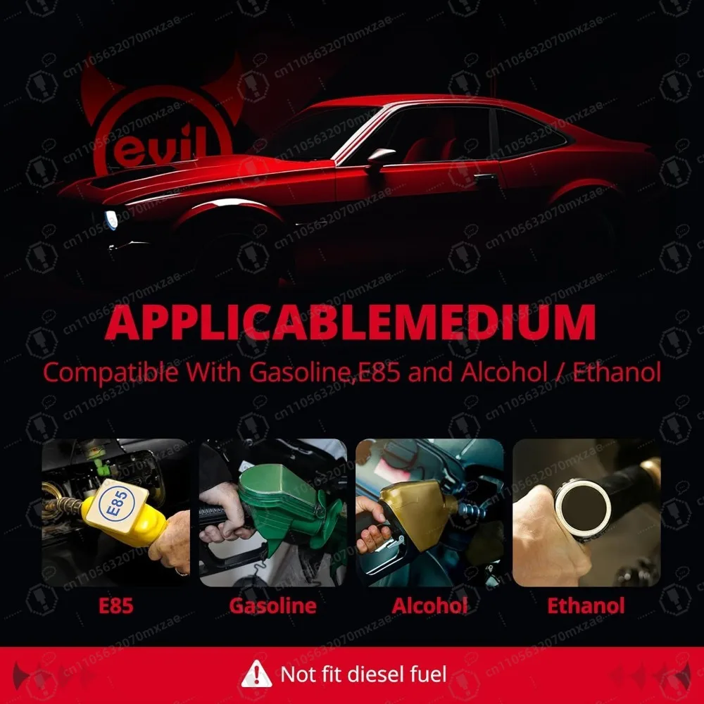 Fuel Pressure Regulator 6AN EFI Bypass Return Adjustable (30-70PSI)