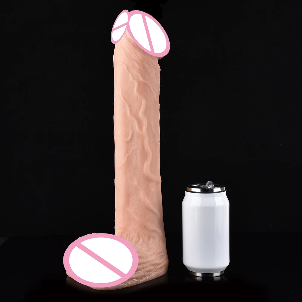 FAAK 16.5in huge long dildo realistic penis massive cock sex toys for women anal massage masturbator clitoral stimulate sex shop