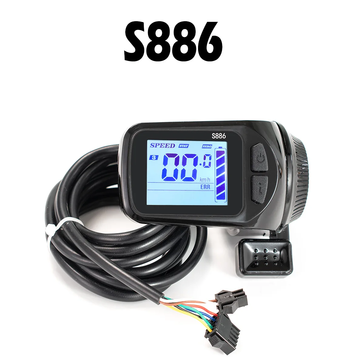24V 36V 48V S886 Motor Brushless Controller LCD Display Panel Thumb Throttle Electric Bicycles Scooter Brushless Controller Kit