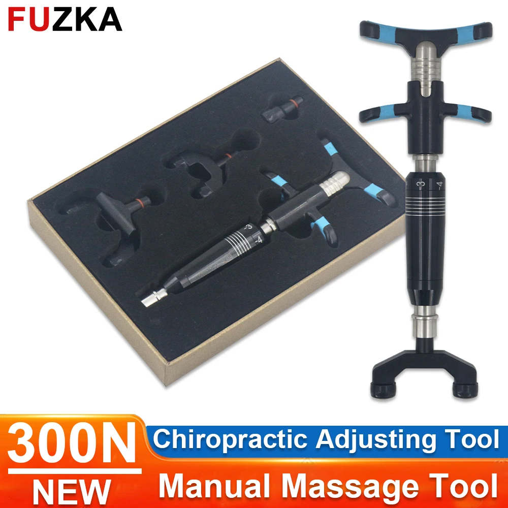 

Chiropractic Adjusting Tool Manual Activation Therapy Spine Correction Tools Chiropractic Gun Spinal Adjustment 4 Head