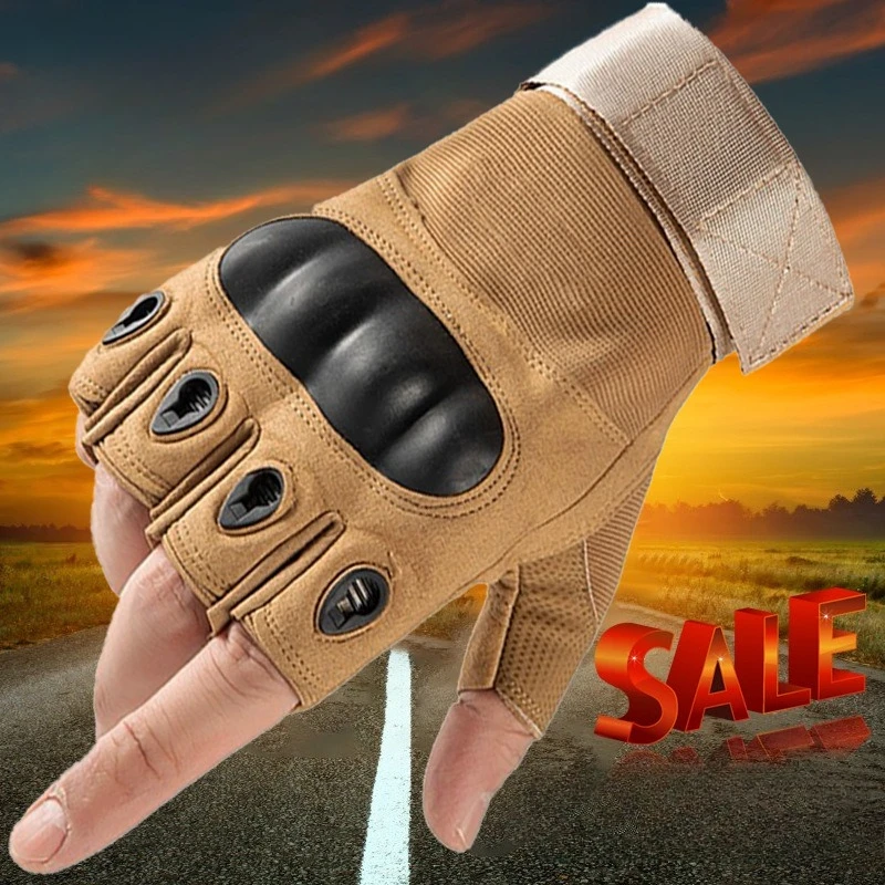 

Black Hawk Half-finger Gloves Tactical Gloves Half-cut Men's Microfiber Outdoor Sports Non-slip Fitness Locomotive Motorcycle