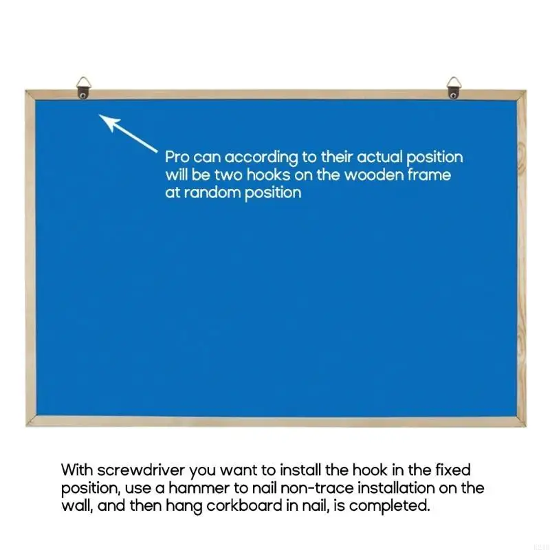 Dual-Side Cork Board Quartet Corkboard Bulletin Board Wall Message Notice Board 