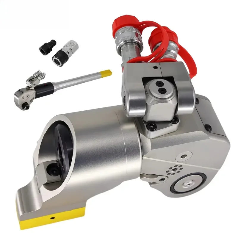 for Enerflex Lightweight 220V Industrial Hydraulic Power Wrench Adjustable Torque 112-1120 N.m M14-M30 Bolt Aluminum-Titanium