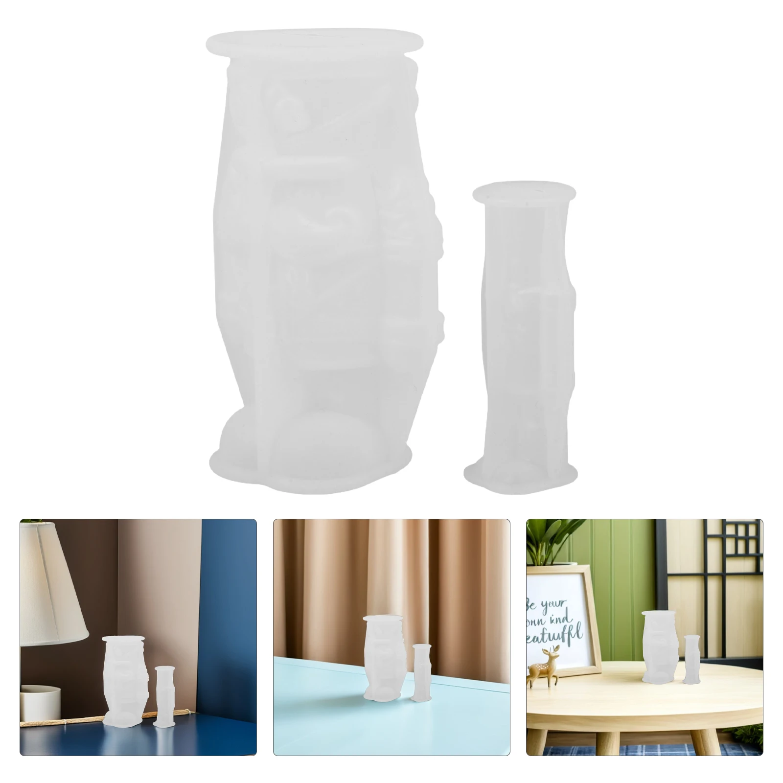 

2Pcs Nutcracker Resin Silicone Mold King Soldier Mold for DIY Christmas Wax Making Epoxy Resin Casting