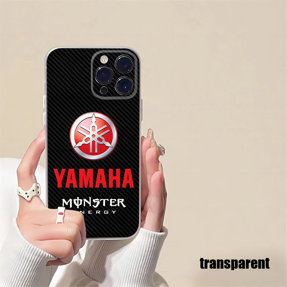 Hot Black Motorcycle Y-Yamaha-R1  Phone Case new For iPhone 16 15 14 12 13 11 Pro Max Mini X XR XS Max 7 8 Plus transparent cove