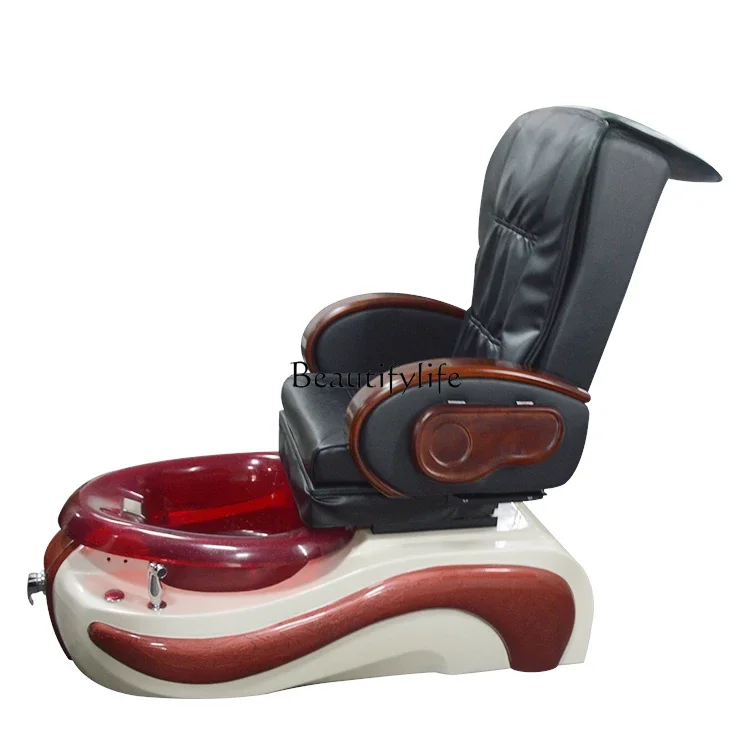 

Electric Foot Massage Foot-Washing Pedicure Chair Retro Couch Reclining Foot Bath Spa Massage Chair