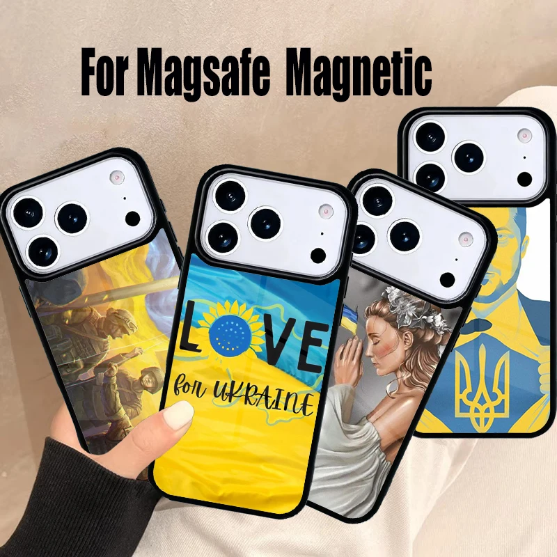

U_kraine Ukrainian girl soft Phone Case For iPhone 17 Air 16e 15 14 13 12 11 Pro Max Plus Magsafe Wireless Magnetic Cover