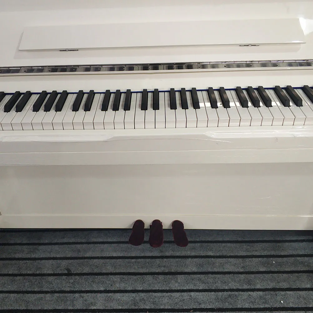 

6pcs Pedal Piano Pedal Protective Sleeves Covers Soft Elastic Band Reusable Dust Proof For Keyboard Instruments Piano