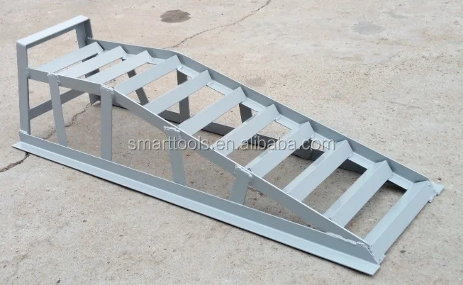 Heavy Duty Low Profile Garage Steel Hydraulic Lift 2 Ton Car Ramp view 3