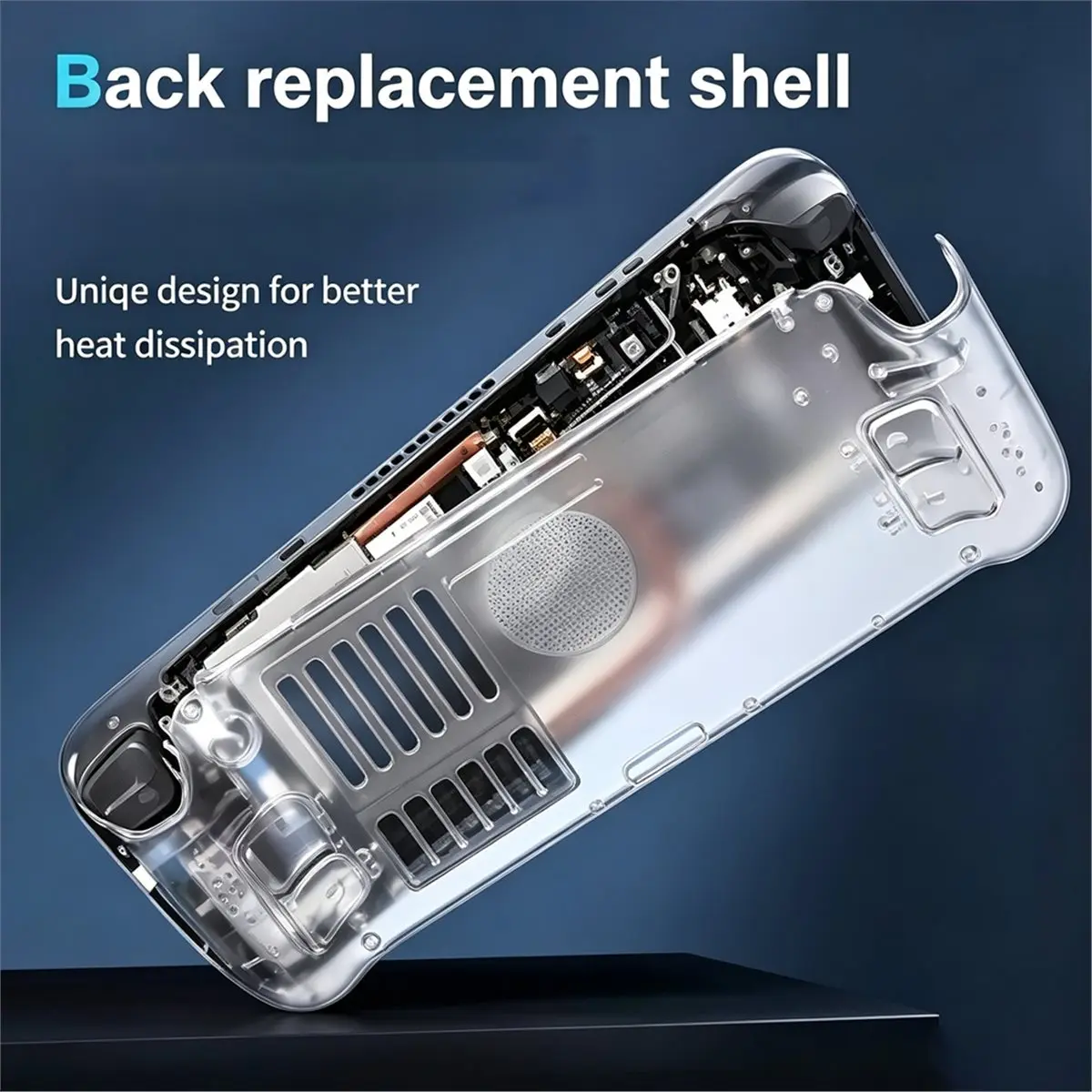 For Transparent Back Shell Case Drop-Proof Heat-Dissipating Dust-Proof Enhanced Protection