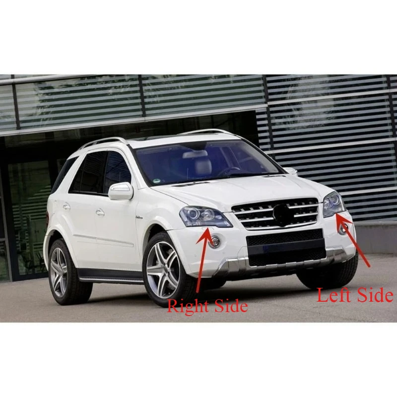 Front Headlight Cover For 2009 2010 2011 Mercedes Benz ML-Class W164 ML300 ML350 ML450 Transparent Lens Lampshade Headlamp Cover