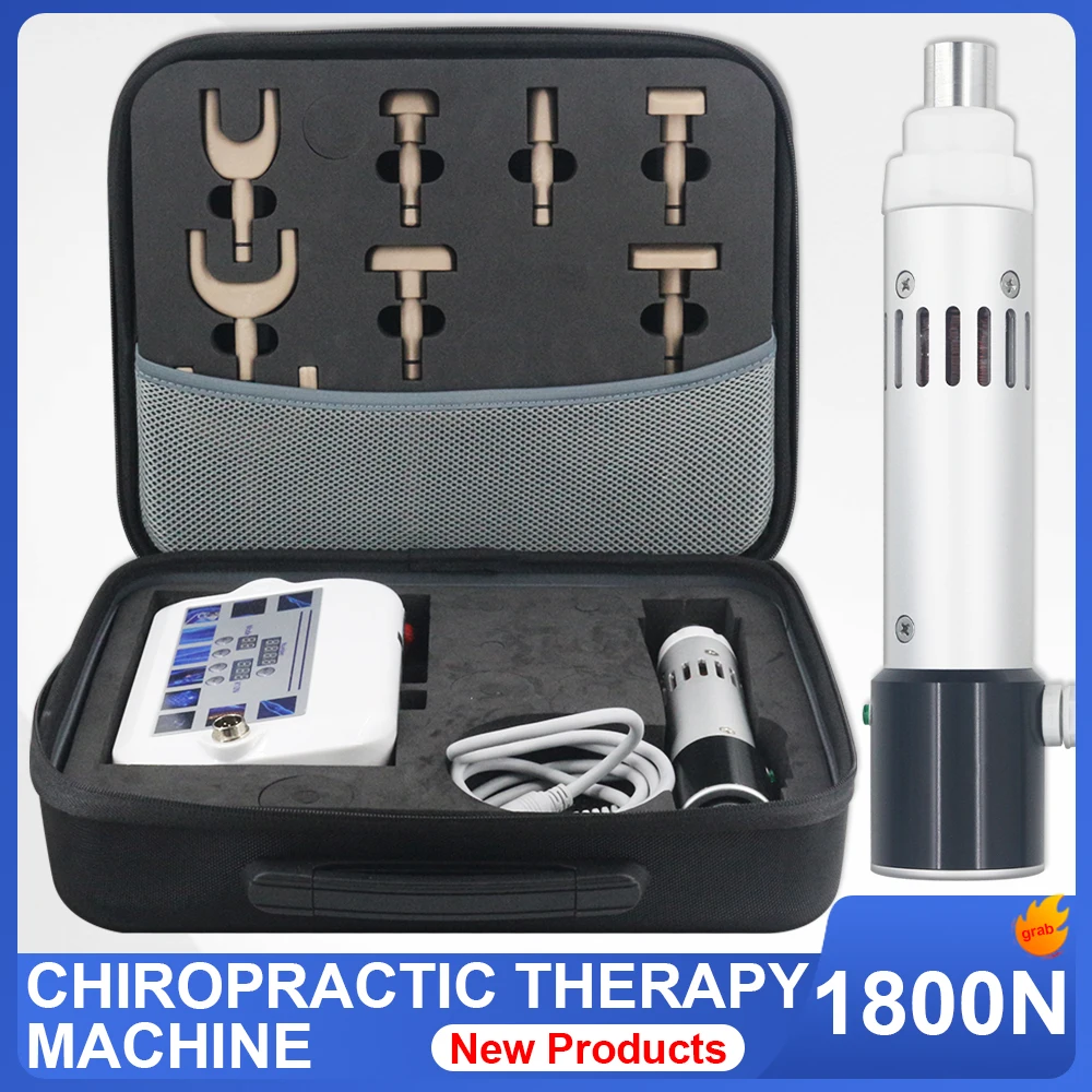 Electric Correction Gun 1800N Portable Chiropractic Adjustment Tools Pulse Spine Cervical Lumbar Back Massager 2025 New Hot Sale