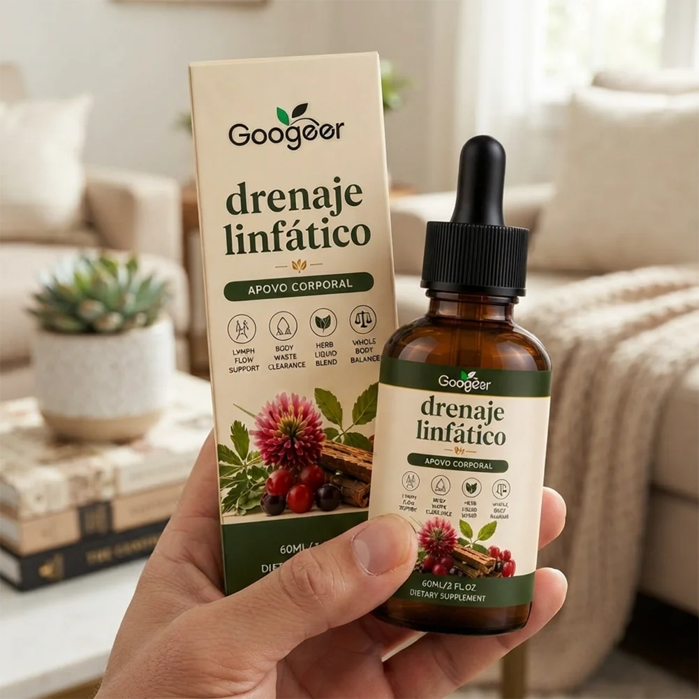 Lymphatic Drainage Support Drops 59ml Multi Plant Blend Supplement for Swelling Relief, Natural Body Balance 60ml