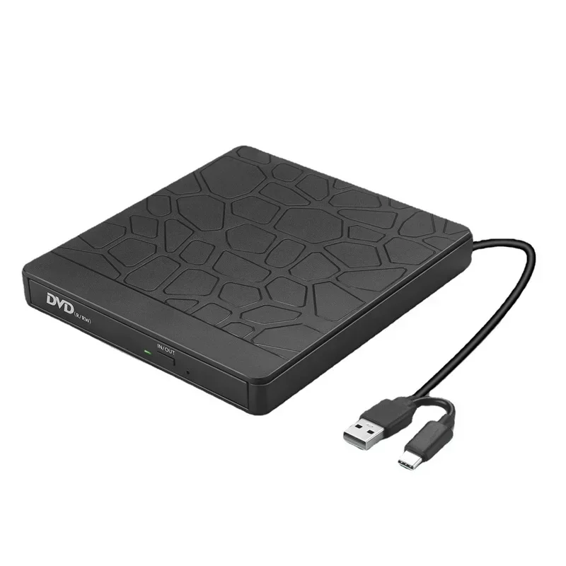 외장 드라이브 USB 3.0, C타입 슬림 외장 DVD, RW CD 라이터, 드라이브 버너 리더 플레이어, SD, TF, USB3.0 슬롯 광학 드라이브