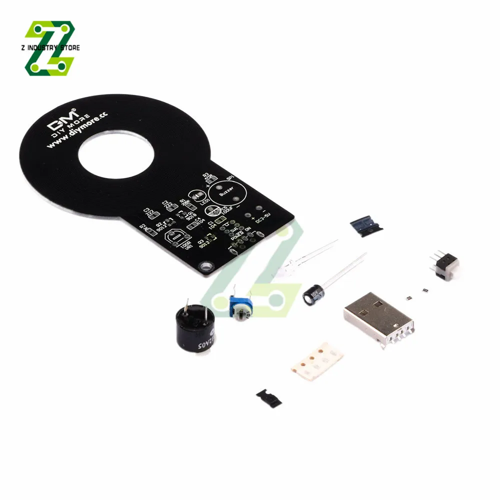 DIY Kit Metal Detector Kit Electronic Kit DC 3V-5V Non-contact Sensor Board Module DIY Electronic Part Metal Detector DIY KIT