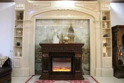 Best Selling Vintage Grand Chateau Electric Fireplace with Heater