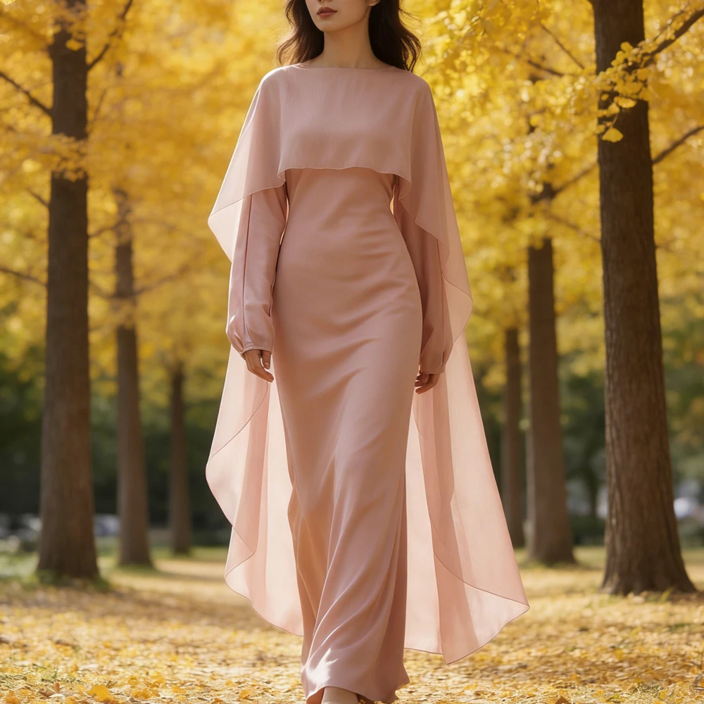 

Dubai Cape Abaya Eid Djellaba Women Muslim Evening Dress Turkey Kaftan Ramadan Islam Jalabiya Caftan Marocain Femme Robe Abayas