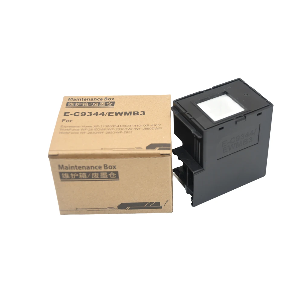 

10 шт. C9344 Коробка для обслуживания чернил для EPSON Expression Home XP 2100 2105 3100 3105 4100 4101 4105 WorkForce WF 2810 2830 2835 2850