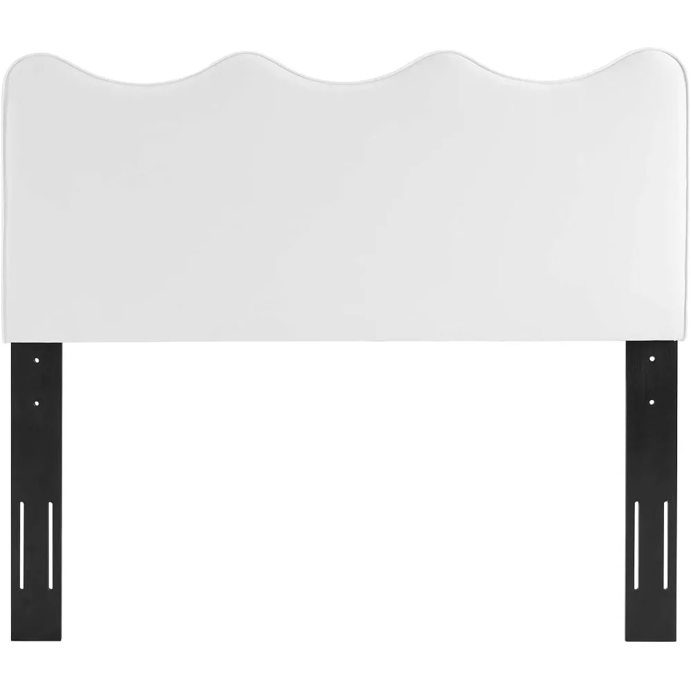 Cabeceira Athena Performance Velvet Full/Queen em branco