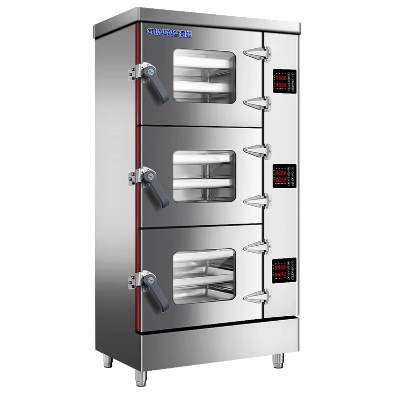 

Steamer, commercial, seafood steamer, electric three doors, small, gas, soup stew machine, canteen