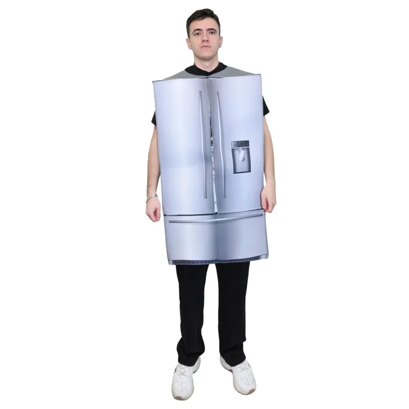 Creative Refrigerator Costume Smart Appliance Roleplay Lightweight Breathable Halloween Bar Party Cosplay