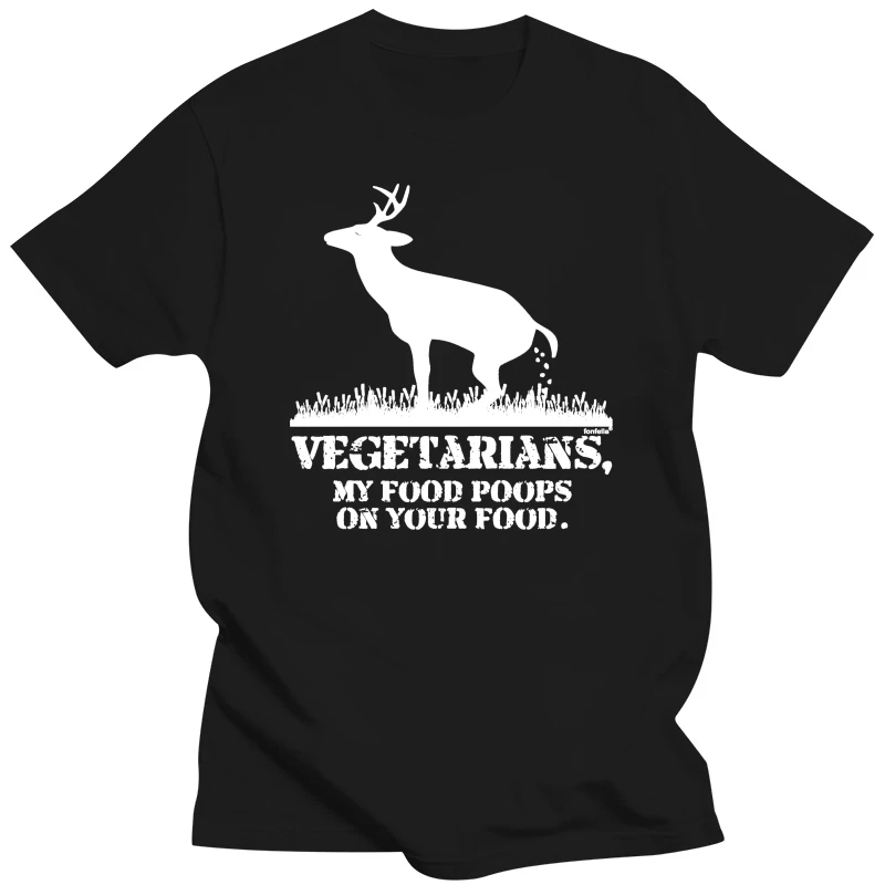 Vegetarians My Food Poops On Your Food T-SHIRT tee vegie funny birthday gift