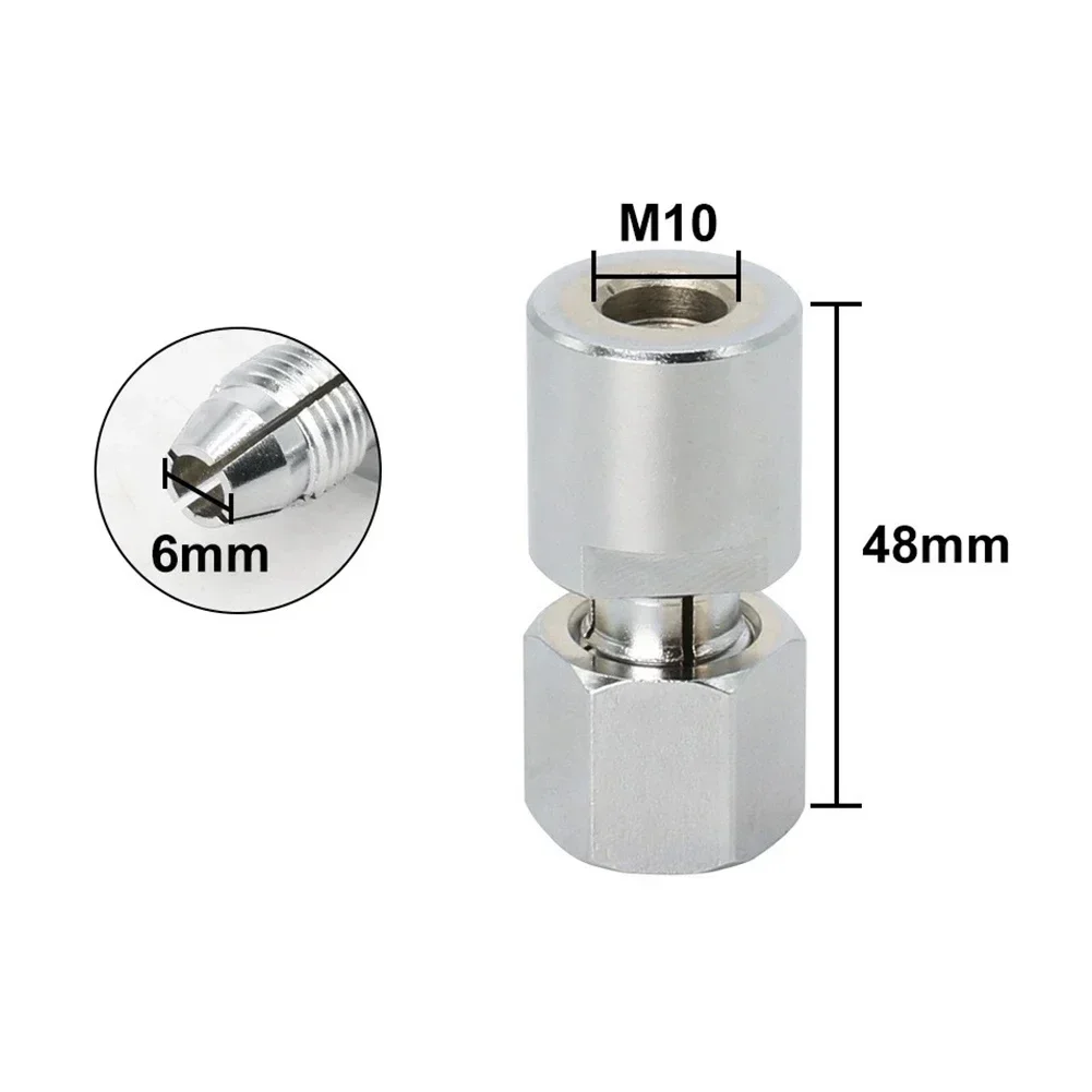 1pcs M10 Drill Collet Chuck Straight Grinder For 100 Type Angle Grinder Cutting Machine Tool Power Tool Accessories