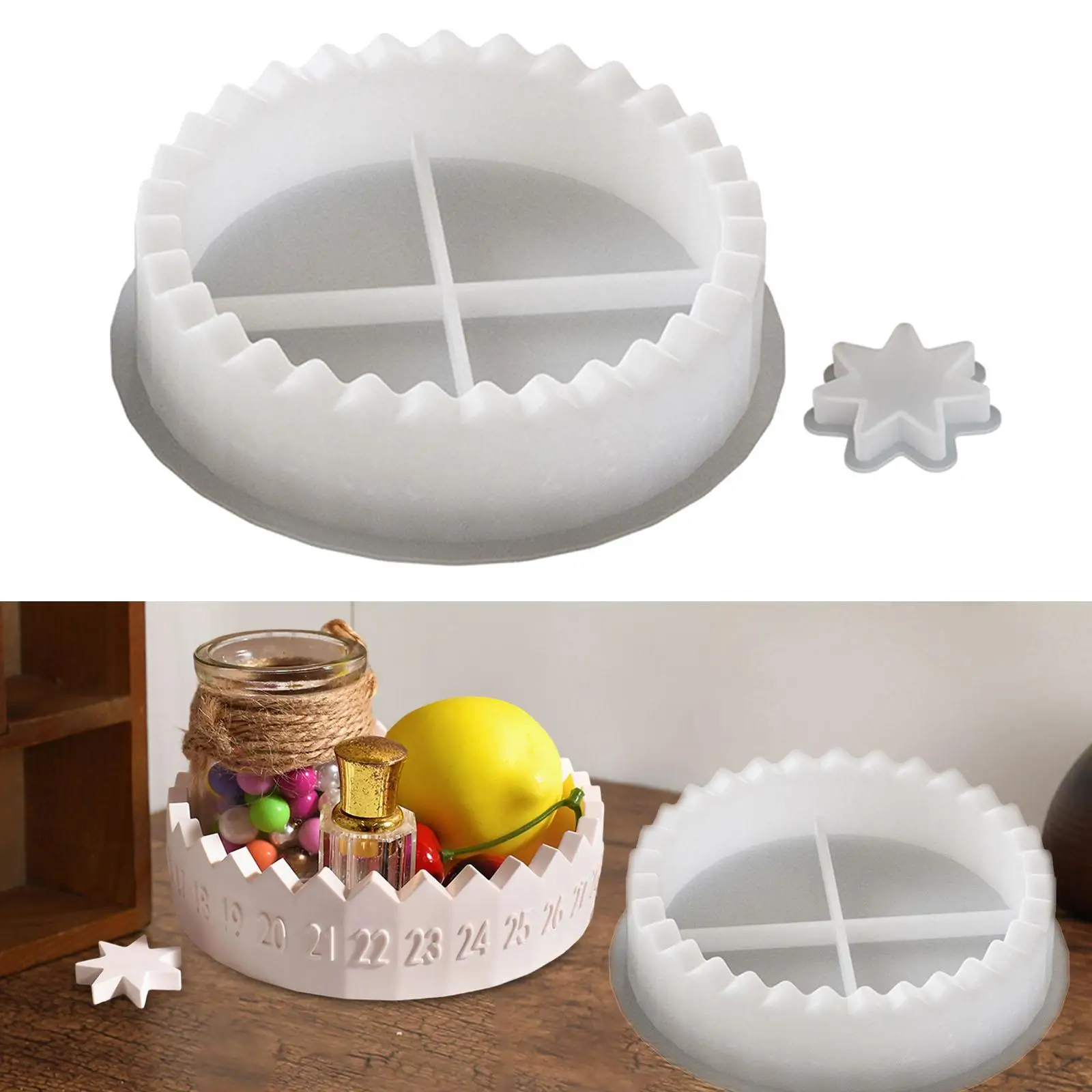 

Силиконовый инструмент для литья, рождественский подсвечник, литье, мастерство, художественный декор, домашний декор «сделай сам», для любителей