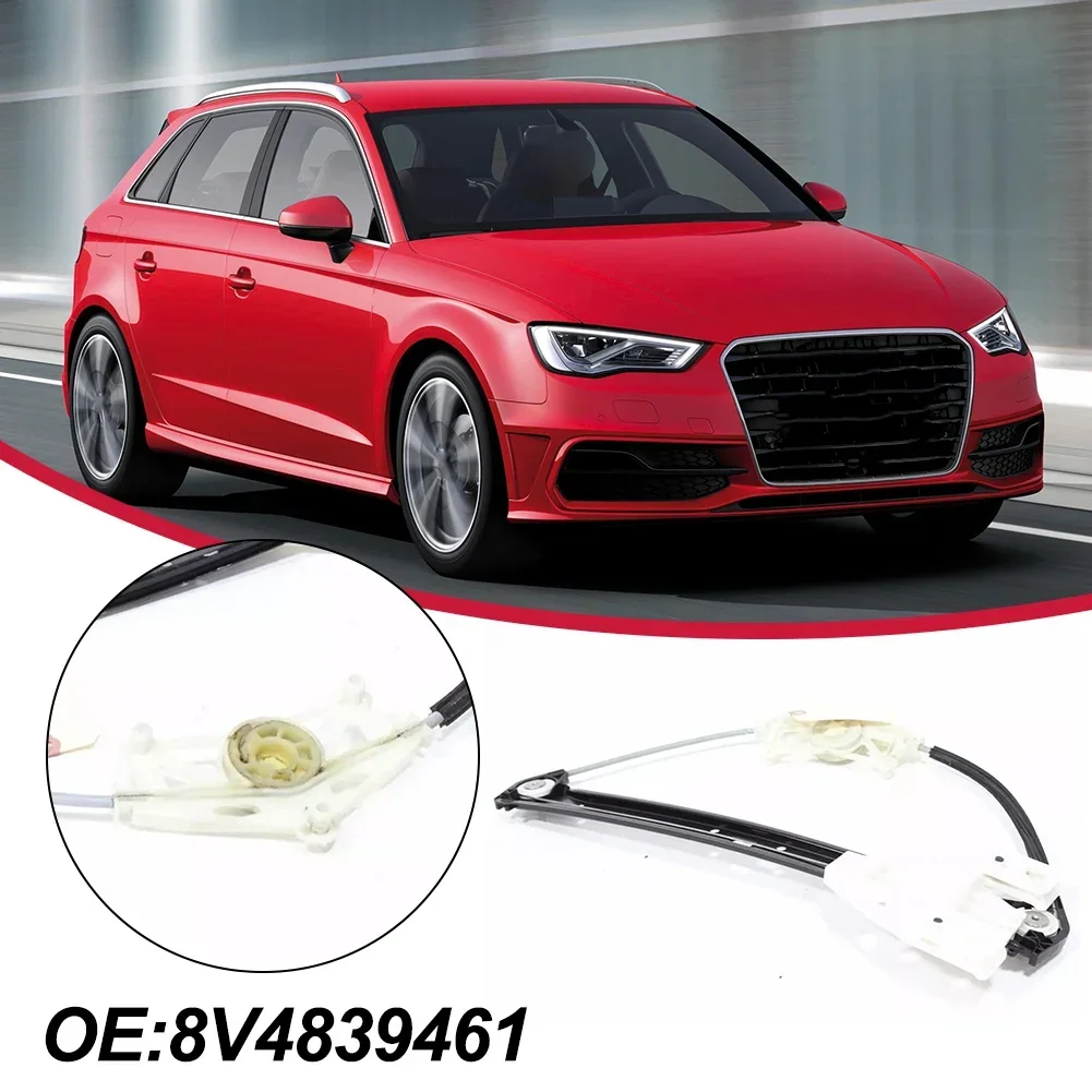 

1 Pcs Plastic Rear Left Side Door Window Regulator For A3 For 8V 2015-2020 OEM Number 8V4839461 Replacement Car Accessories