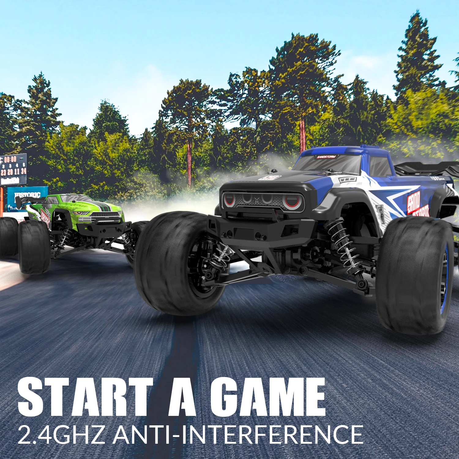 RACENT RCトラック 1:16 4x4 全地形対応 RCカー 40KPH 高速 ラジコンカー オフロード モンスタートラック 男の子向け