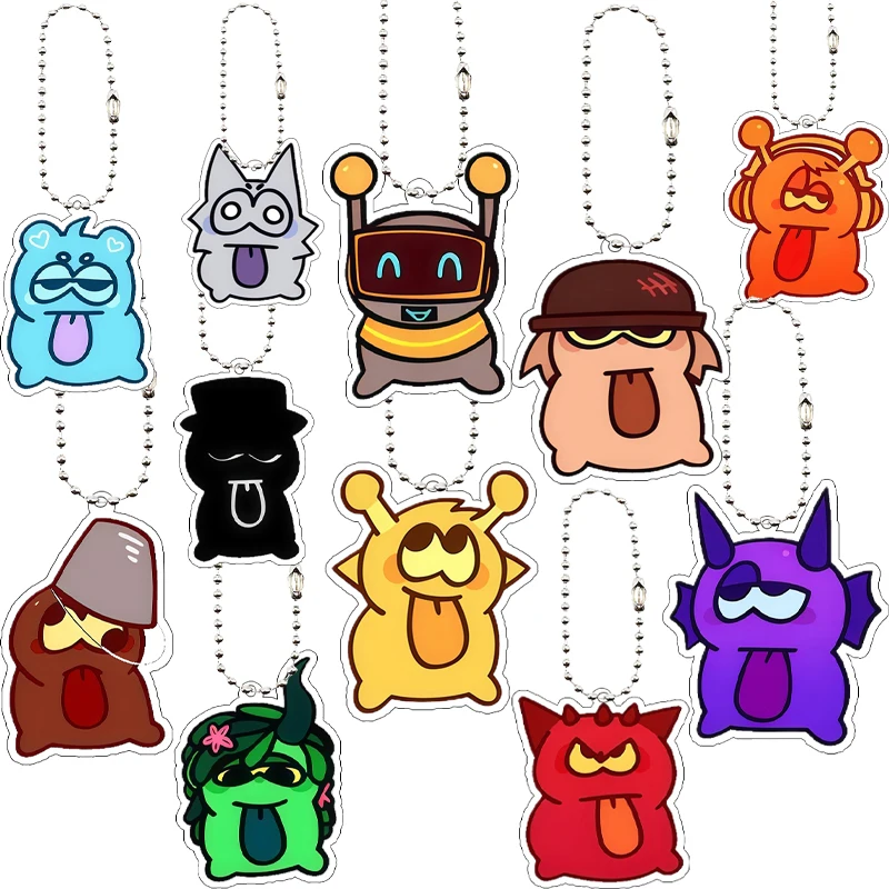 

Милый мультяшный акриловый брелок-подвеска Sprunki в стиле аниме, забавная фигурка, аксессуар для сумки, игрушка, подарок для студентов