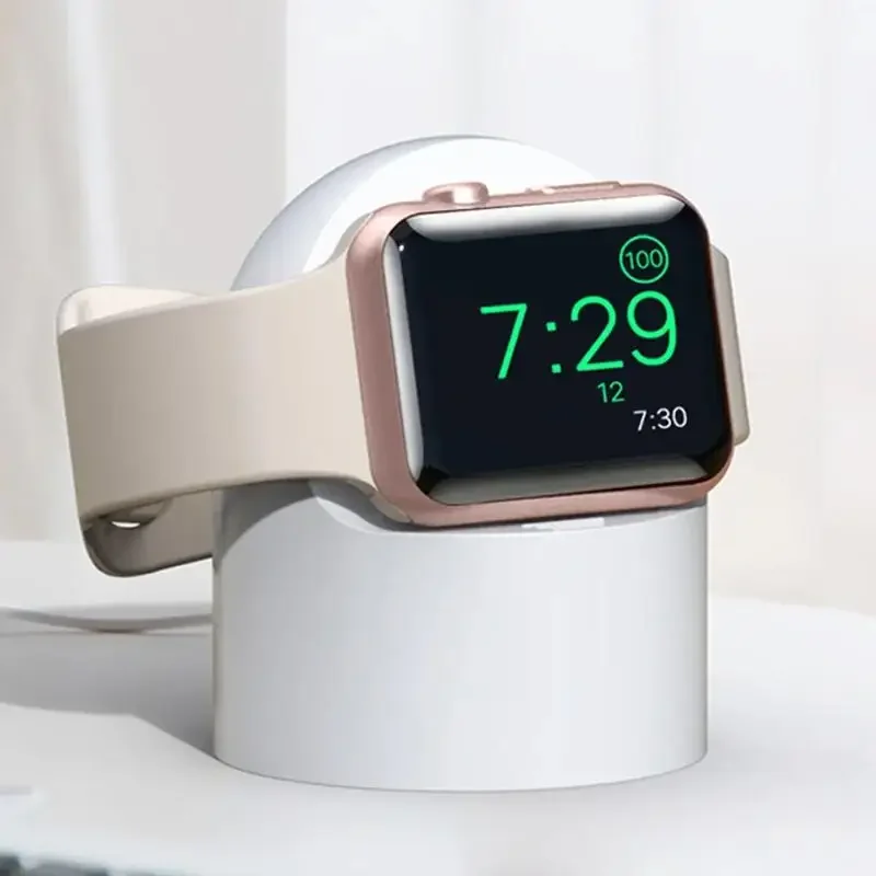 Silicone Charging Stand for Samsung Galaxy Watch 7/6/5/4 40mm 44mm Ultra 47mm Charging Seat Storage Seat Watch 5 Pro/6 4 Classic