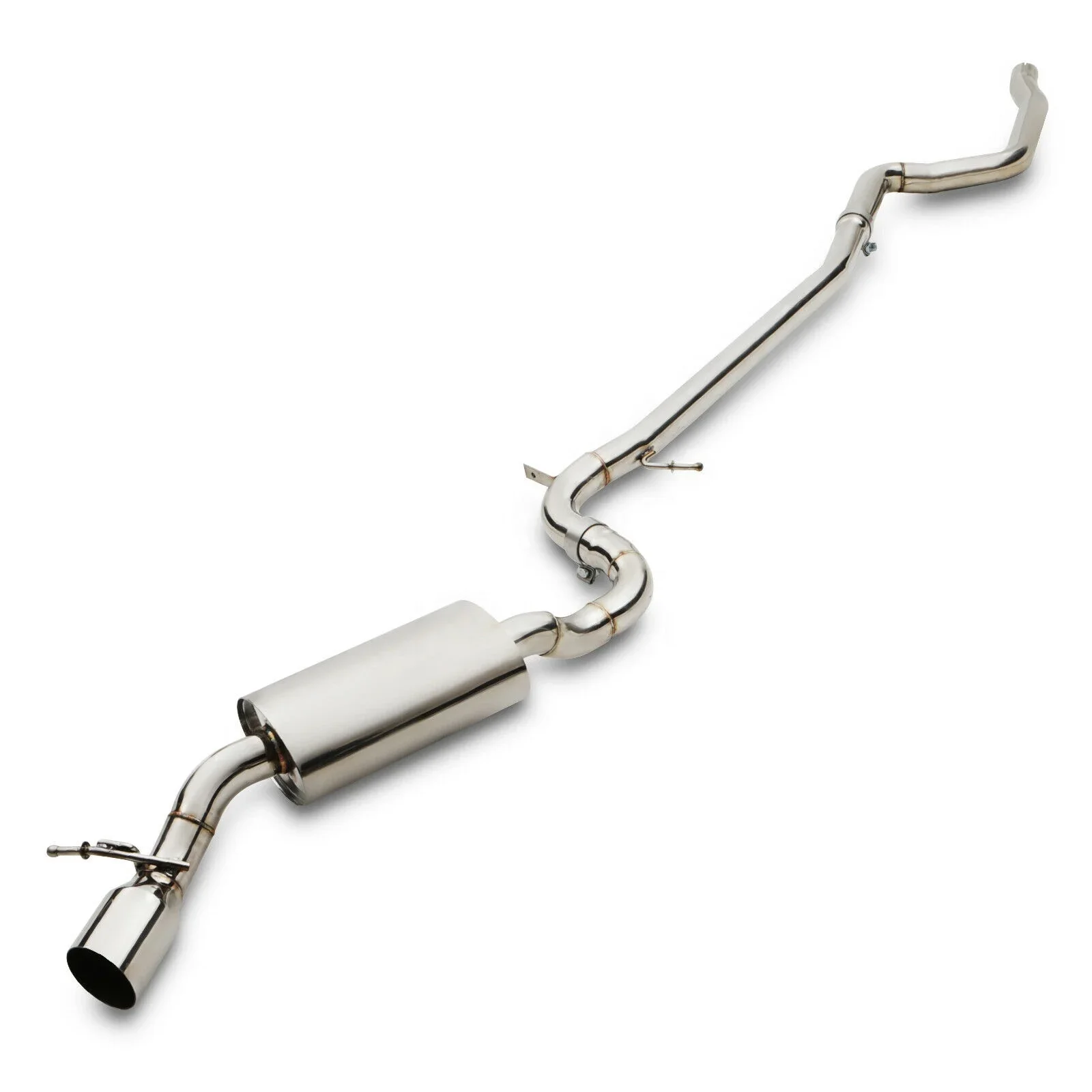 STAINLESS CATBACK SPORT EXHAUST SYSTEM FOR B-MW E90 320d 3 SERIES N47 07-13