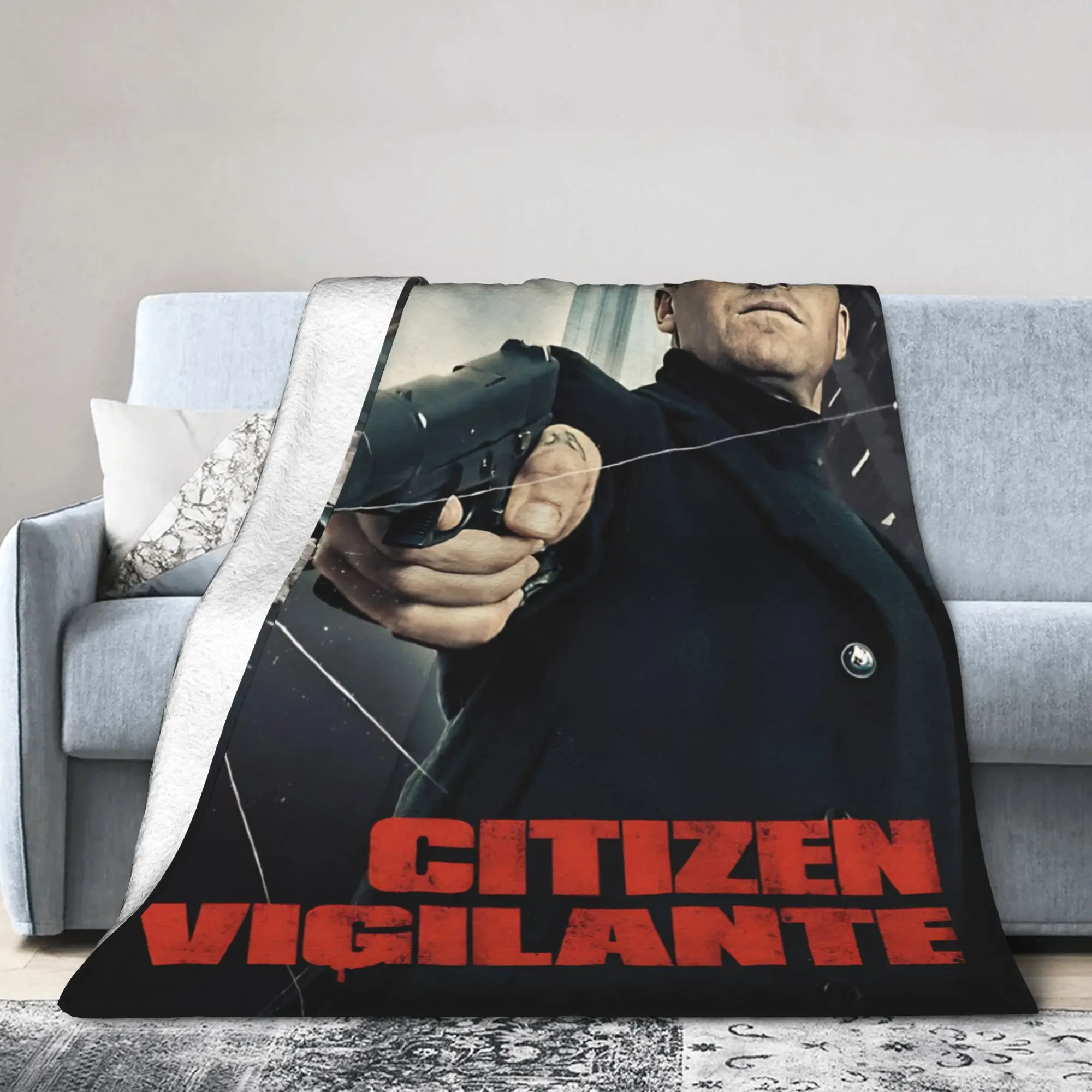 Citizen Vigilante Armie Hammer  Stuff Blanket Super Soft Coral Fleece Plush  Throw Blanket Comfortable Rug Piece