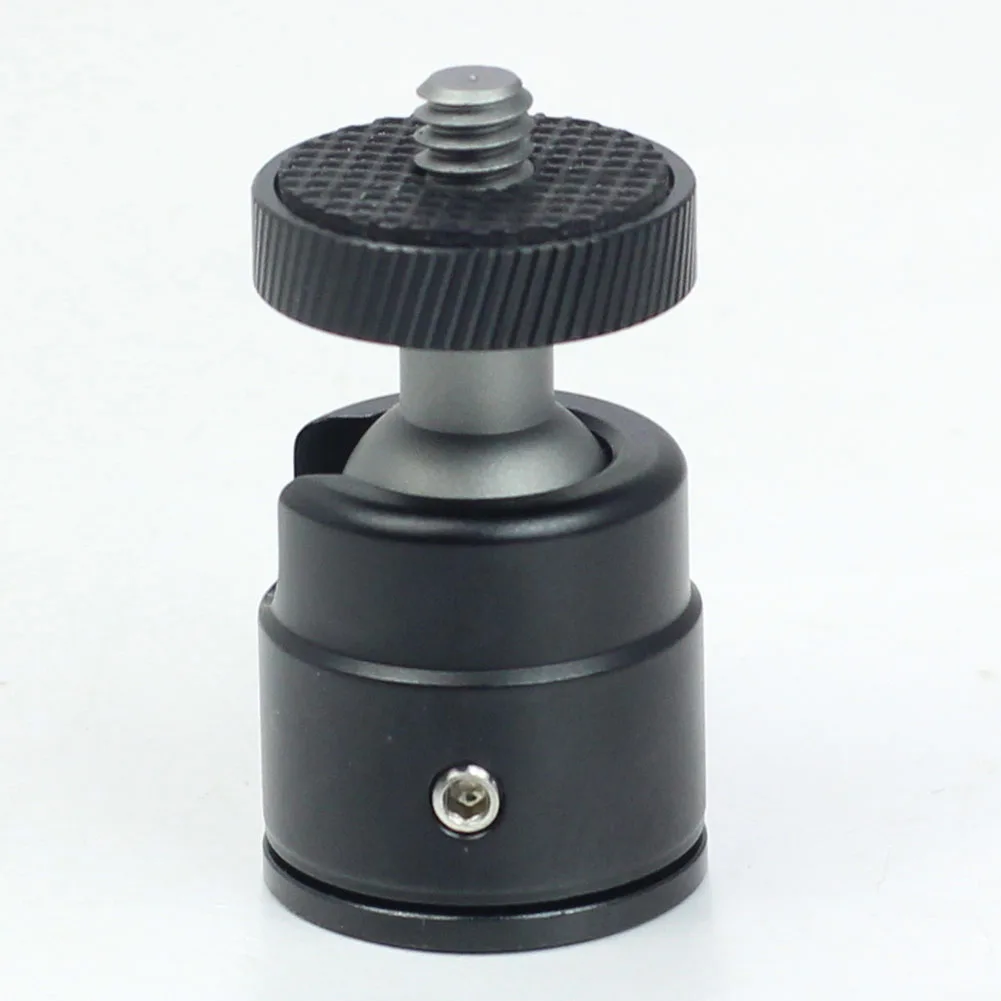 1/4 Screw Ball Head Adapter Angle Adjustment For DSLR Camera Mic Stand Holder Tripod Cameras Photography Light  Degree