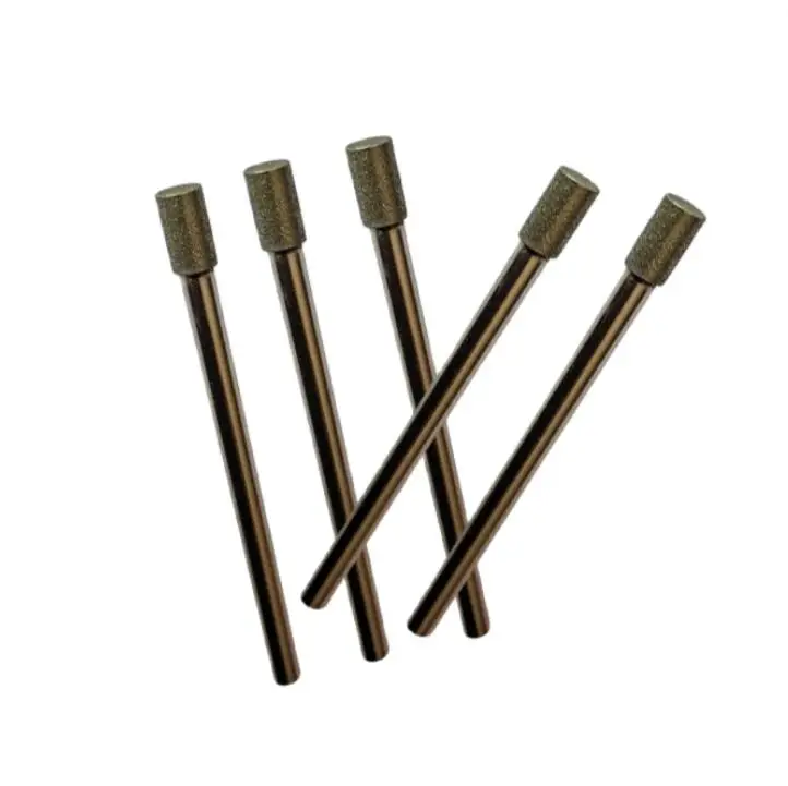 Electroplated Diamond Grinding Heads for Internal and External Cylindrical Grinding Heads on Punching Machines, D7*L70