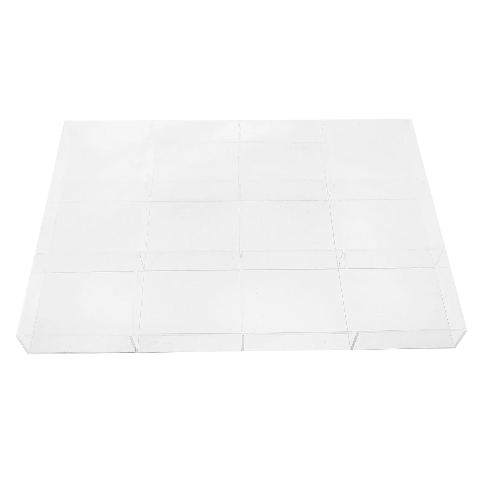 Multi Compartment Acrylic Jewelry Storage Tray Easy Access Removable Design for Rings Earrings Necklaces Bracelets Watches Keys