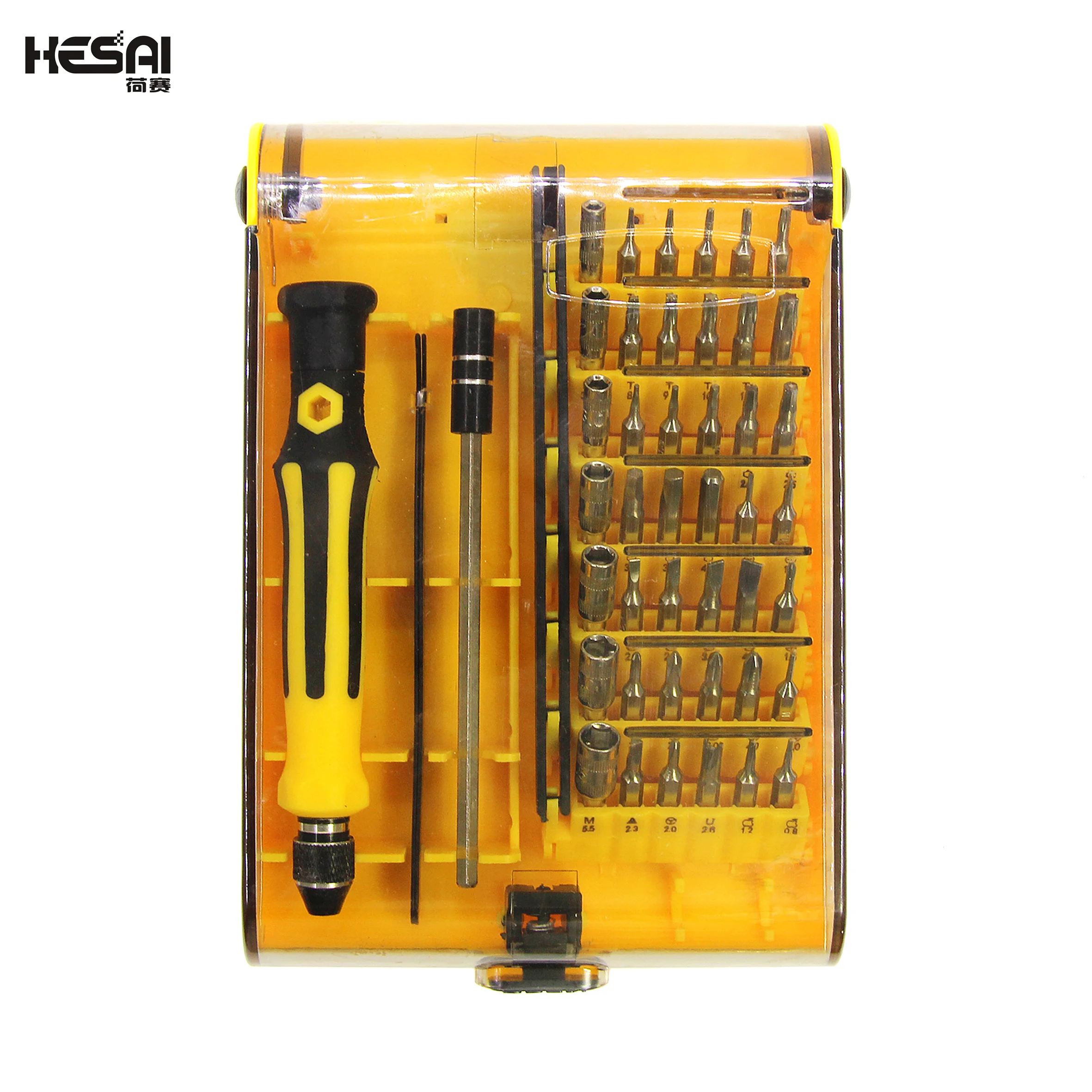 45 in 1 screwdriver set, cross shaped hexagonal socket, mobile phone home disassembly and maintenance tool