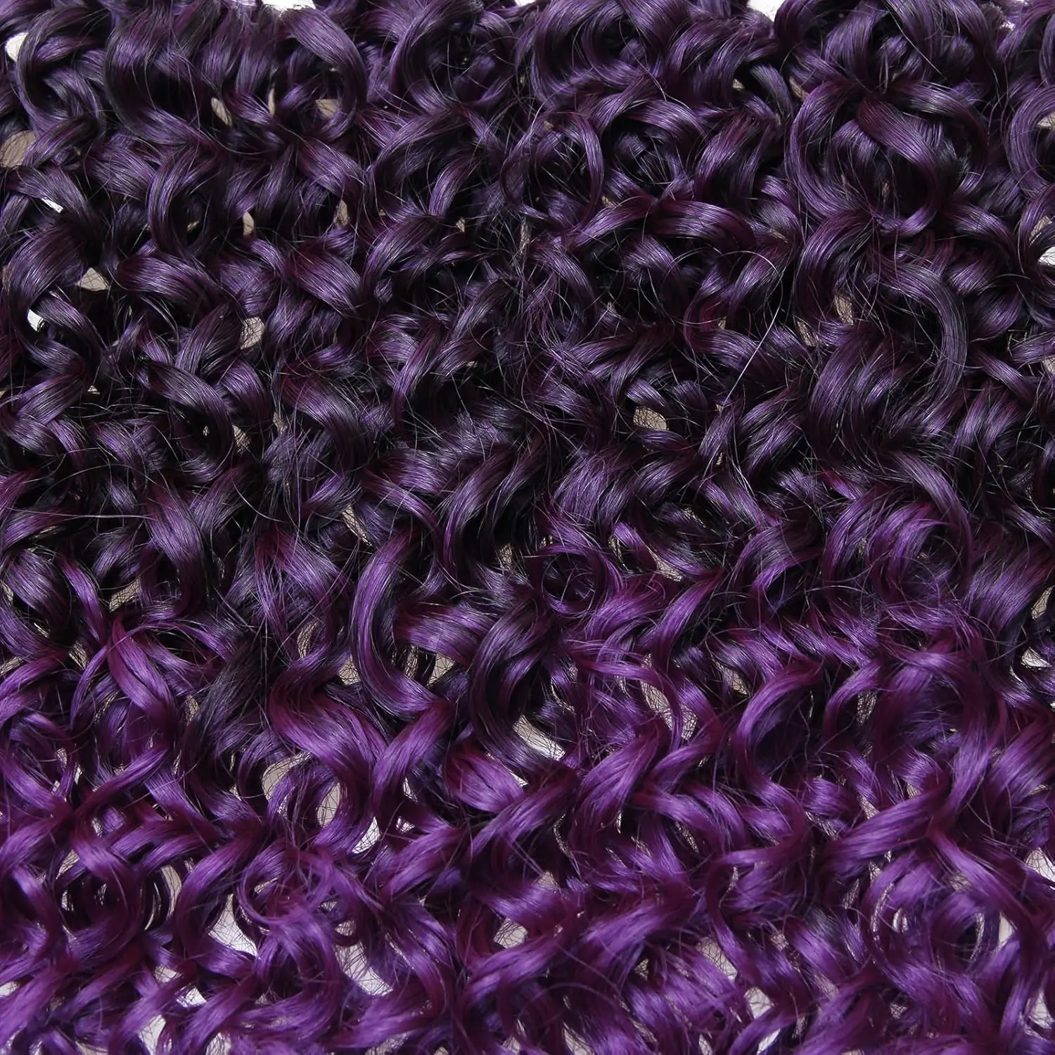 14/18/24 Inch Gogo Curly Crochet Hair Water Wave Crochet Braid Synthetic Bohemian Deep Wave Braiding Hair Extensions image 5