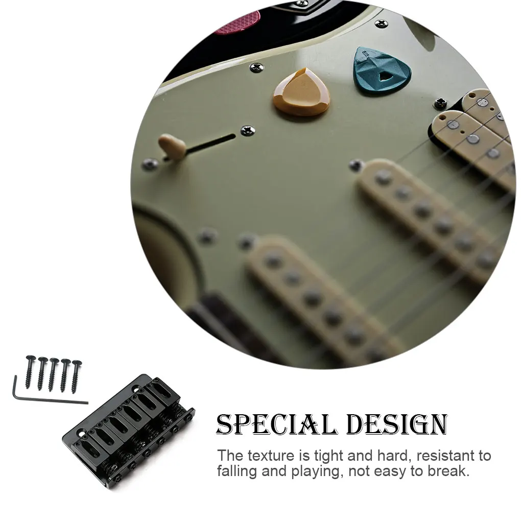 الغيتار جسر ثابت استبدال المعادن جزء السرج الذيل القيثارة