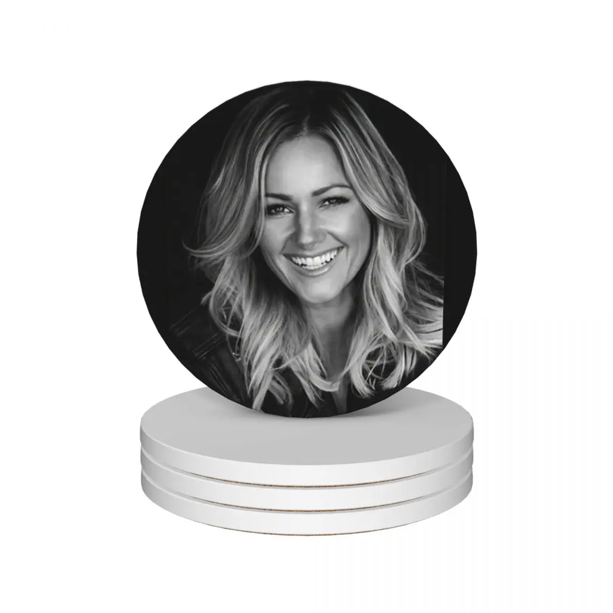 

Helene fischer Ceramic Coasters (Set of 4) ceramic black bulk Coasters