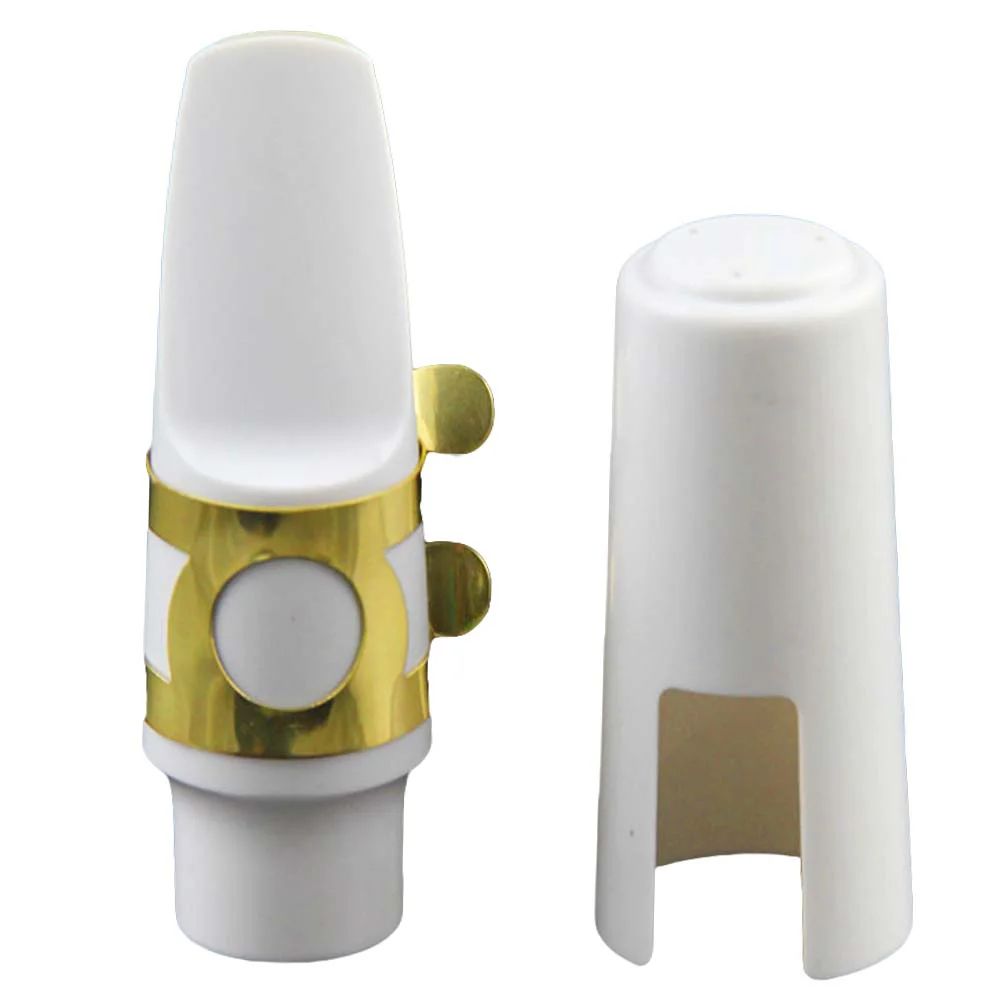 

Replacement Resin Saxo Mouthpiece Alto Saxophone Head Musical Instrument Accessory(White)