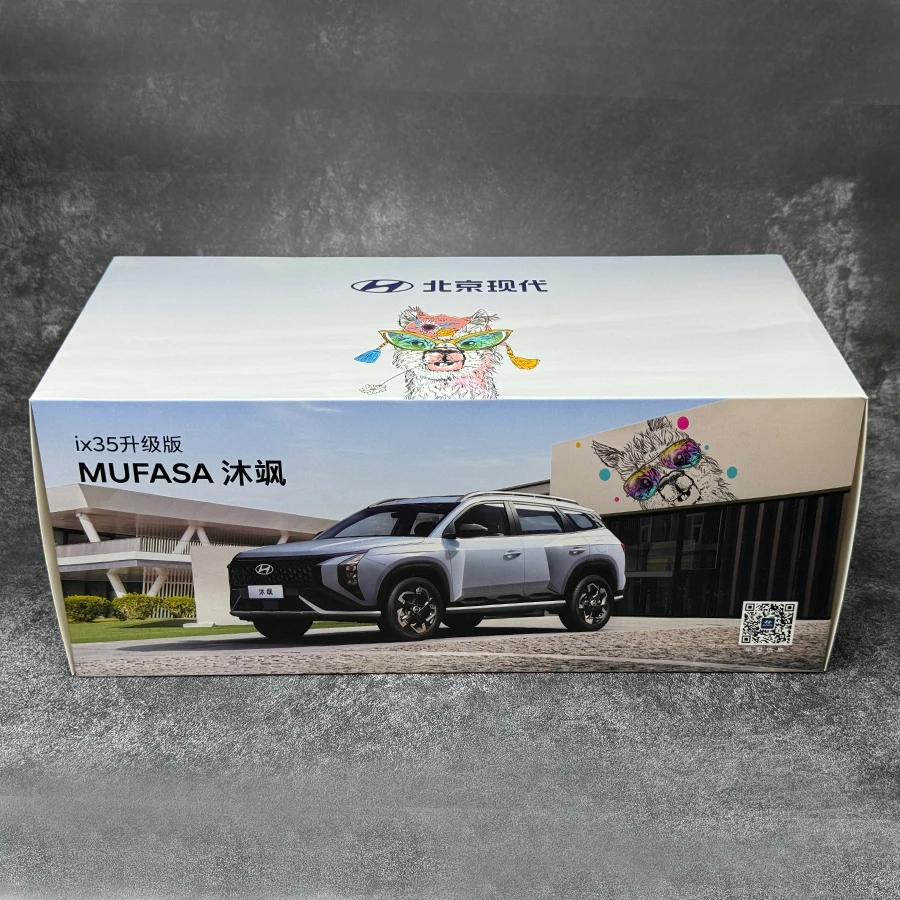 1/18 Hyundai MUFASA  ix35 2023 Upgraded SUV alloy car model Holiday gift Birthday gift Static display collection