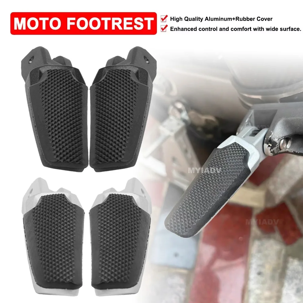 

Motorcycle Footrest Rear Passenger Foot Pegs Pedals For Ducati Monster 1200 S 25th anniversario 821 937 Dark Stealth Stripes