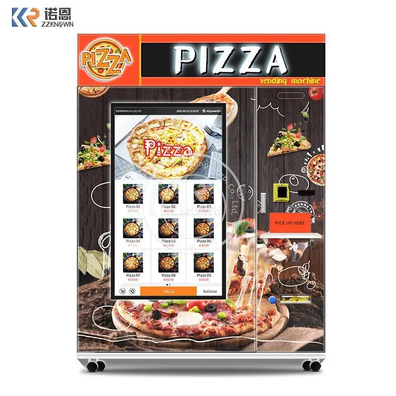 Self Service Vending Machine Pizza Automatic Vending Machine With Infrared Oven