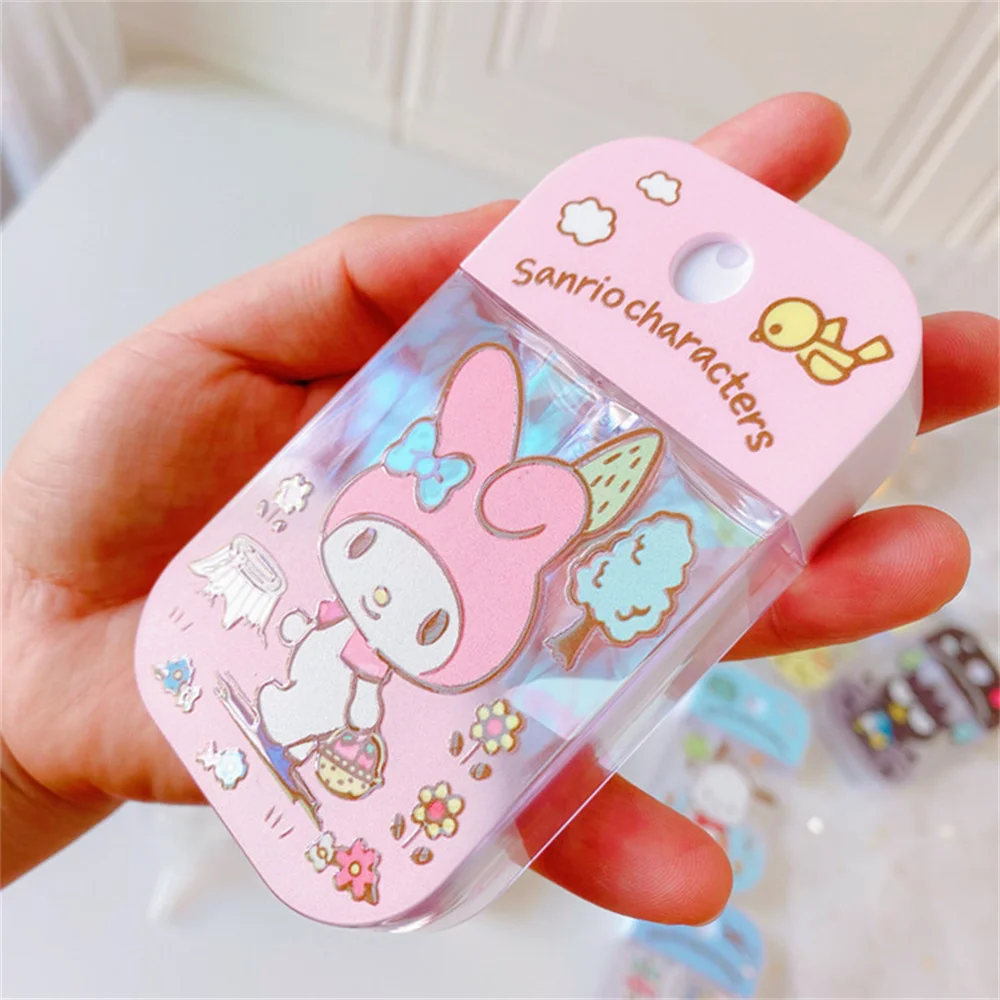 Kawaii Sanrio Perfume Spray Bottle Cute Cartoon Hello Kitty Kuromi Snoopy Y2K Girl Anime Travel Portable Cosmetic press bottle