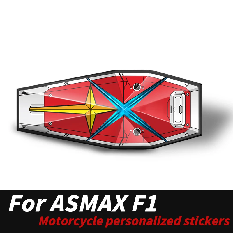 Stickers Decals Specifically Made for ASMAX F1 Modified Bluetooth Headset Decorative Protective Shell Accessories Durable