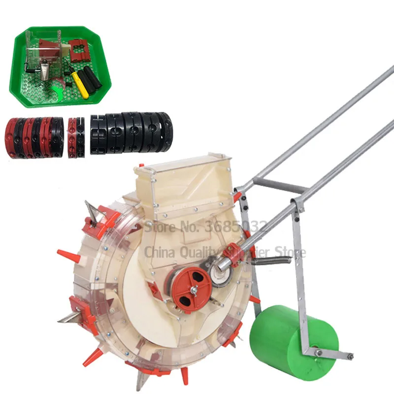 6 Beaks Artificial Seeder Seed Planter Machine/ Hand Seeding Machine/ Manual Seeder Machine Single 6 Openings with Accessories