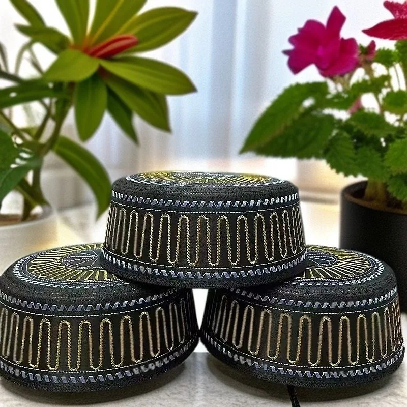 

Мусульманские кепки для мужчин, одежда, налоговые товары, Турция, молитвенная сетка, еврейская шляпа, кипа, исламская Куфи, топи, вышивка 254