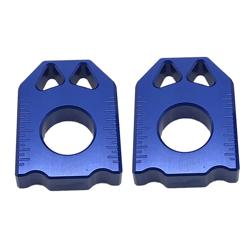 Motorcycle CNC Rear Chain Adjuster Axle Block for DRZ400SM DRZ 400SM DRZ 400 SM 2004-2015 Blue